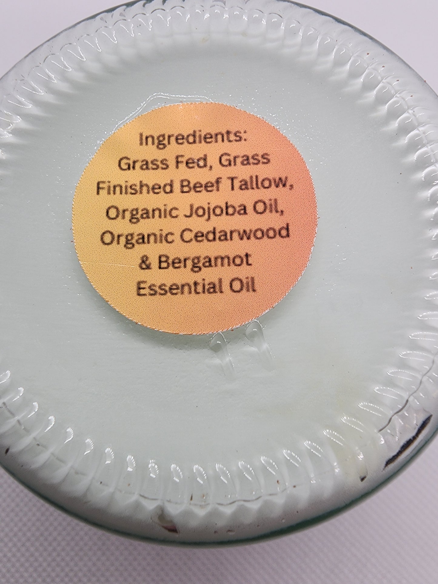 Cedarwood Bergamot Tallow Balm