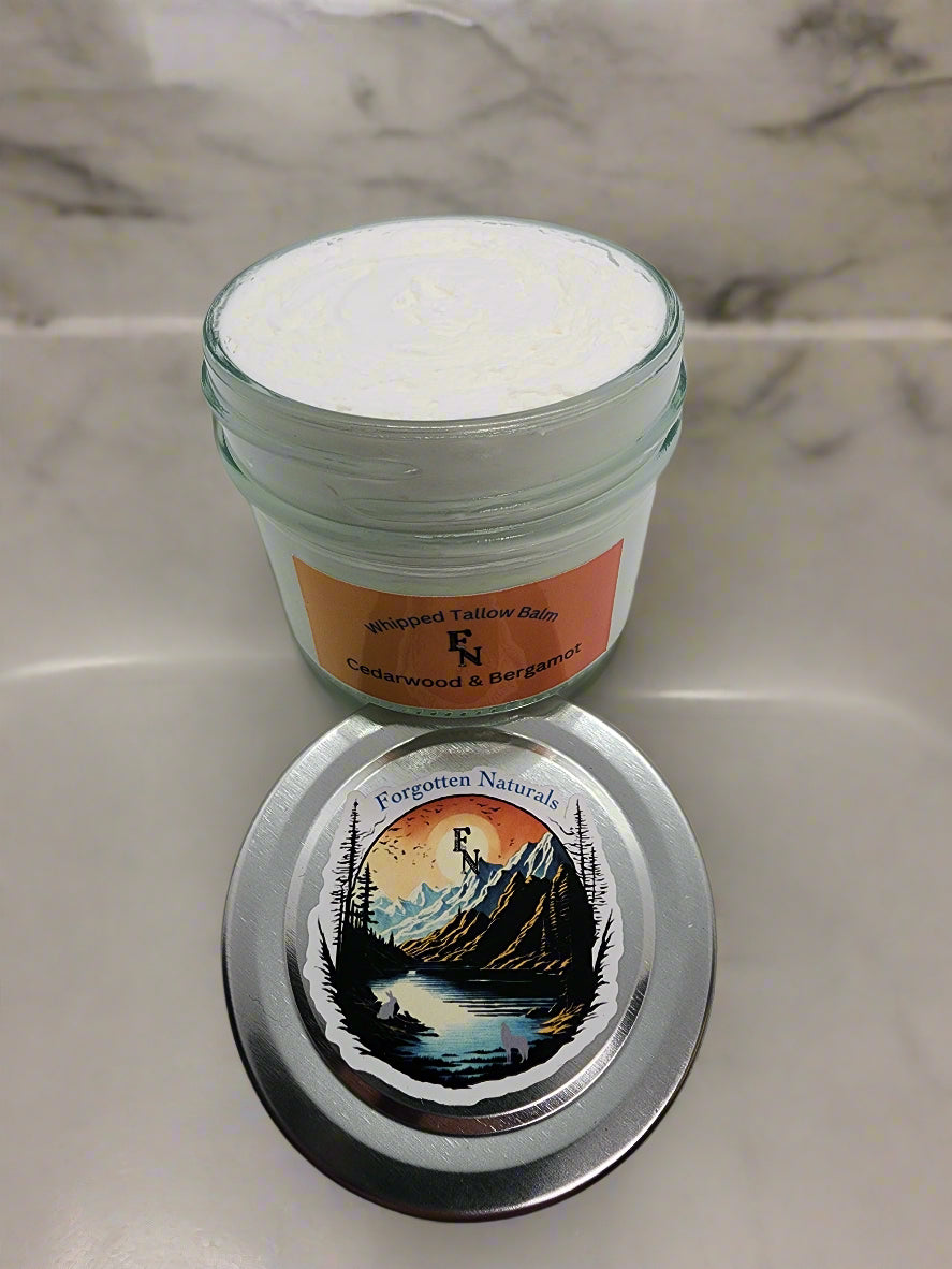 Cedarwood Bergamot Tallow Balm