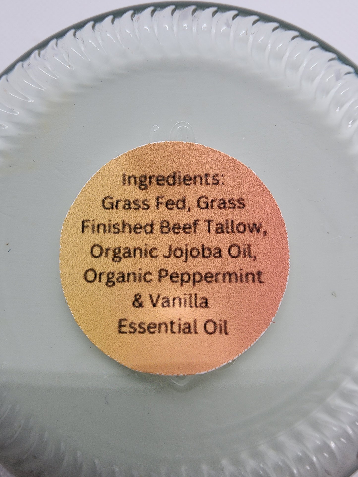 Peppermint Vanilla Tallow Balm