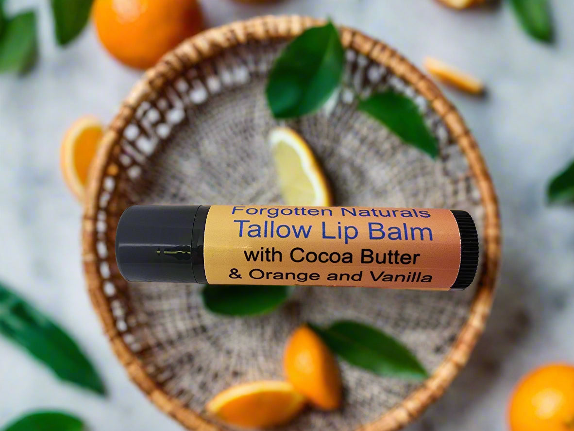 Orange Vanilla Tallow Lip Balm