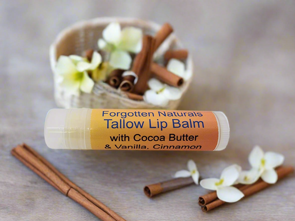 Vanilla Cinnamon Tallow Lip Balm